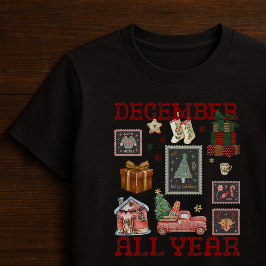 December All Year Christmas Unisex T-Shirt