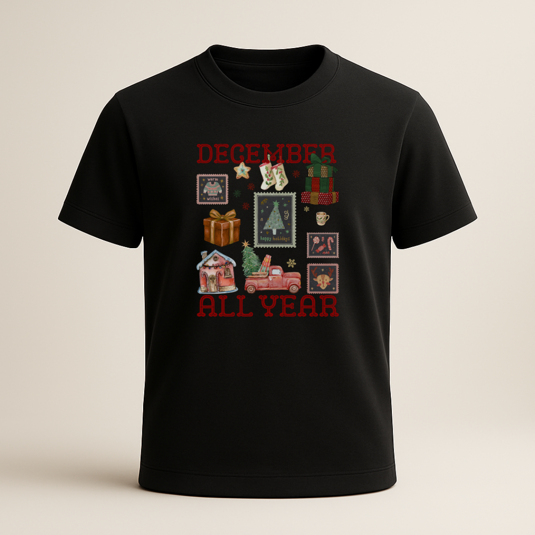 December All Year Christmas Unisex T-Shirt