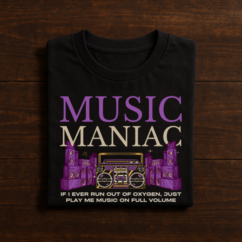 Music Maniac Unisex T-Shirt