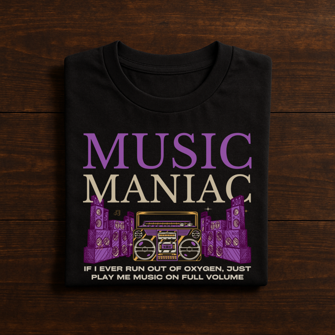 Music Maniac Unisex T-Shirt
