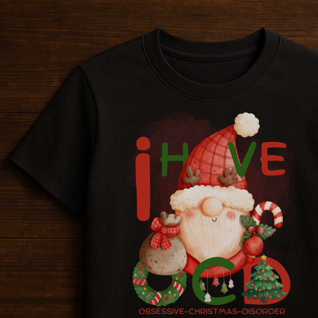 OCD Santa Unisex T-Shirt
